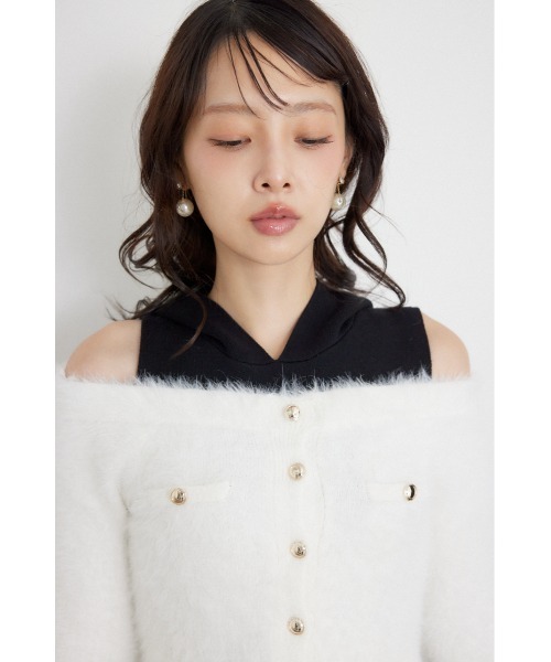 rienda(リエンダ)の「【AW先行アイテム】カーデセットフードミニニットワンピース 秋服 冬服(ワンピース・レディース・ホワイト系その他2/ブルー系その他/ベージュ系その他・FREE)」の21枚目の写真