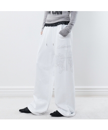 RL CROSS COLORSTONE TRAINING PANTS(WHITE)
