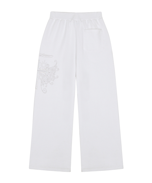 LUVISTRUE（ラヴイズトゥルー）の「RL CROSS COLORSTONE TRAINING PANTS(WHITE)（スウェットパンツ・レディース・その他・FREE）」の3枚目の写真