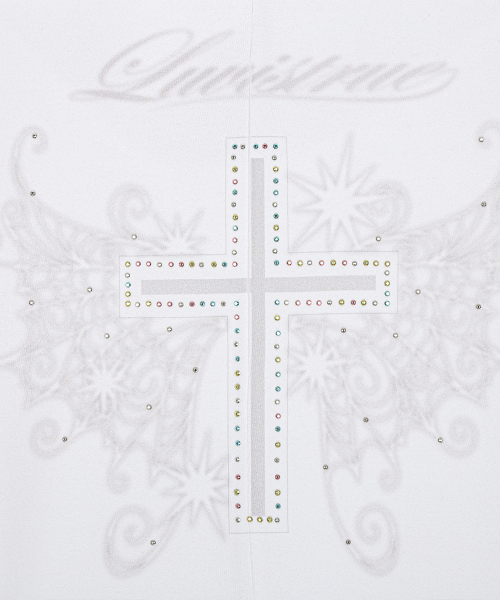 LUVISTRUE（ラヴイズトゥルー）の「RL CROSS COLORSTONE TRAINING PANTS(WHITE)（スウェットパンツ・レディース・その他・FREE）」の5枚目の写真