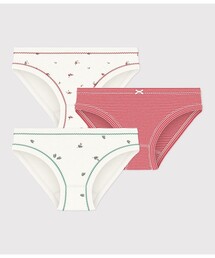 PETIT BATEAU | プリントショーツ３枚組(ショーツ)