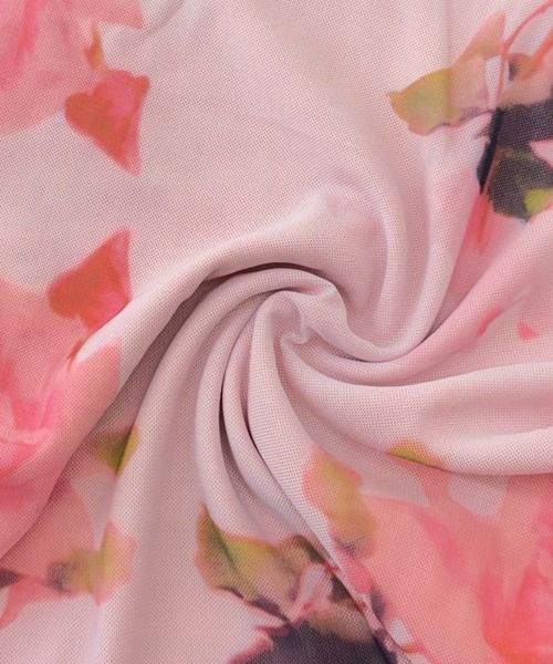 tinkerend（ティンカーエンド）の「【tinkerend × mzoixo】Floral Cami Mini Dress / フローラルキャミミニワンピース（ワンピース・レディース・ピンク・FREE）」の6枚目の写真
