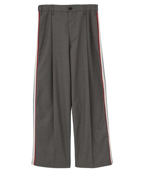 CONVERSE TOKYO(コンバーストウキョウ)の「SIDE LINE WIDE SLACKS(スラックス・レディース・ブラック/グレー/ネイビー・SMALL/MEDIUM)」の1枚目の写真