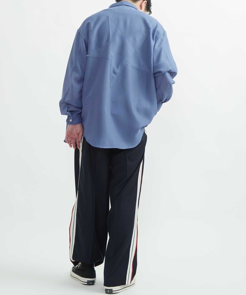 CONVERSE TOKYO(コンバーストウキョウ)の「SIDE LINE WIDE SLACKS(スラックス・レディース・ブラック/グレー/ネイビー・SMALL/MEDIUM)」の8枚目の写真