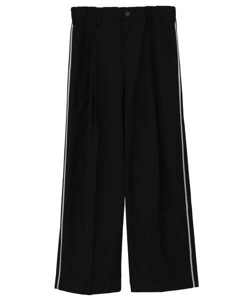CONVERSE TOKYO(コンバーストウキョウ)の「SIDE LINE WIDE SLACKS(スラックス・レディース・ブラック/グレー/ネイビー・SMALL/MEDIUM)」の11枚目の写真