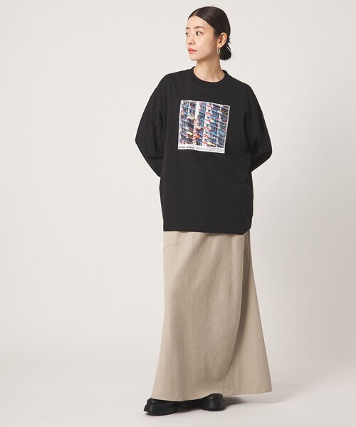 CITEN(シテン)の「<CITEN>フォトロンT(Tシャツ/カットソー・レディース・ホワイト/ブラック・FREE)」の19枚目の写真
