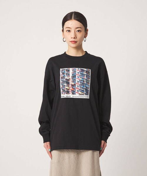CITEN(シテン)の「<CITEN>フォトロンT(Tシャツ/カットソー・レディース・ホワイト/ブラック・FREE)」の16枚目の写真