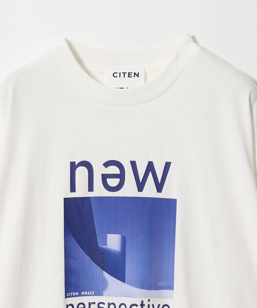 CITEN(シテン)の「<CITEN>フォトロンT(Tシャツ/カットソー・レディース・ホワイト/ブラック・FREE)」の6枚目の写真