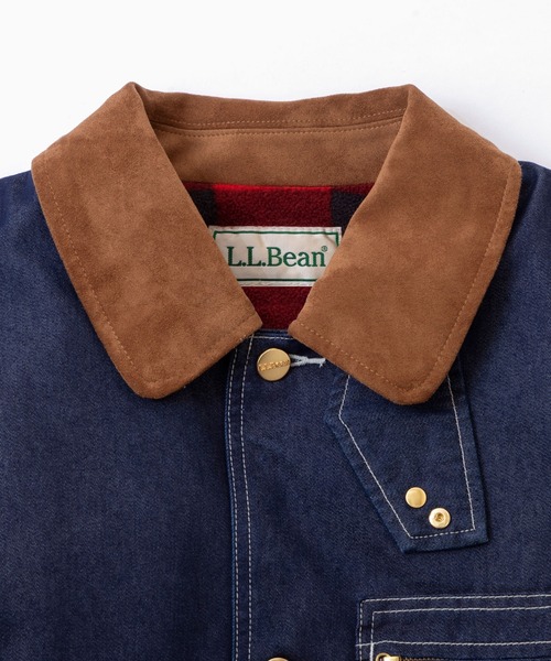 L.L.Bean(エルエルビーン)の「【JAPAN EDITION】ビーンズ・フィールド・コート、フリースラインド インディゴ(デニムジャケット・メンズ・ブルー・LARGE/MEDIUM/SMALL)」の5枚目の写真