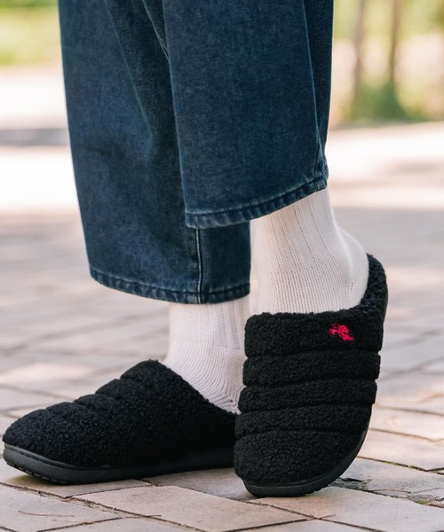 U.S. POLO ASSN.(ユーエスポロアッスン)の「U.S. POLO ASSN. ユーエスポロアッスン 別注コラボ ワンポイントロゴ 無地/レオパード柄 ライニングボアモックシューズ(スリッポン・メンズ・レオパード/グレー/ネイビー/カーキ/ブラック系1/ブラック/ベージュ/ブラック系・S/M/L/LL/3L)」の22枚目の写真
