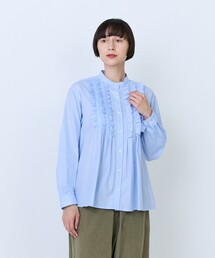 フリルテクニックデザインブラウス