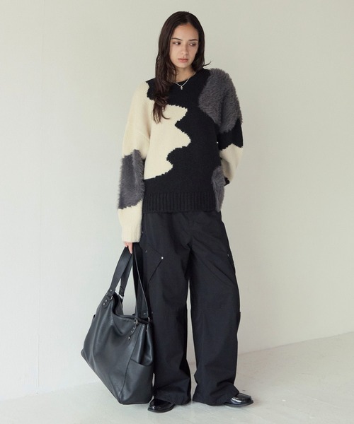 PBLIM(ページボーイリム)の「《UNISEX》ニュアンスガラニット(ニット/セーター・レディース・ブラック系/グレー系・FREE)」の9枚目の写真