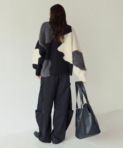 PBLIM(ページボーイリム)の「《UNISEX》ニュアンスガラニット(ニット/セーター・レディース・ブラック系/グレー系・FREE)」の11枚目の写真