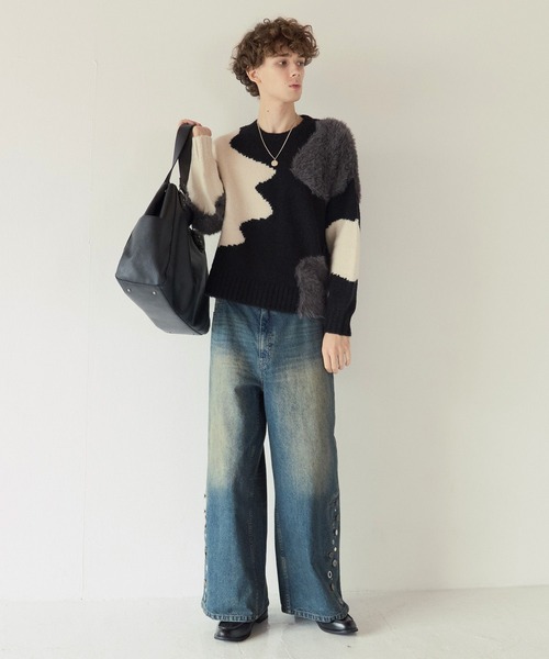 PBLIM(ページボーイリム)の「《UNISEX》ニュアンスガラニット(ニット/セーター・レディース・ブラック系/グレー系・FREE)」の17枚目の写真