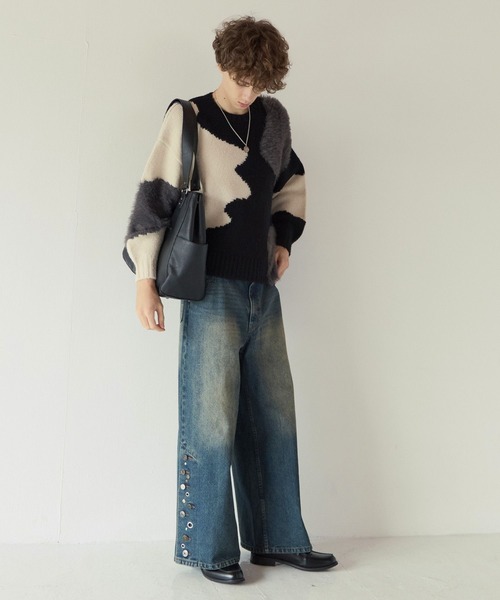 PBLIM(ページボーイリム)の「《UNISEX》ニュアンスガラニット(ニット/セーター・レディース・ブラック系/グレー系・FREE)」の18枚目の写真
