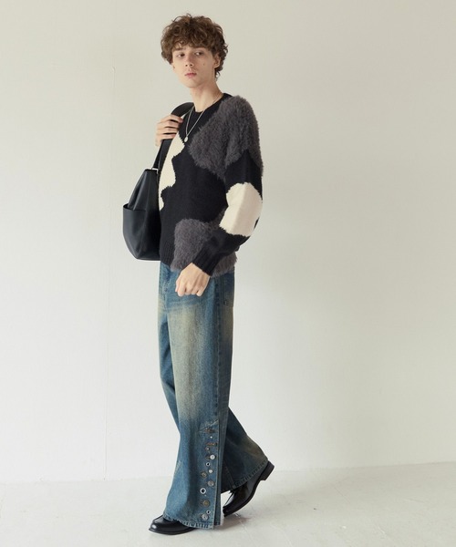 PBLIM(ページボーイリム)の「《UNISEX》ニュアンスガラニット(ニット/セーター・レディース・ブラック系/グレー系・FREE)」の19枚目の写真
