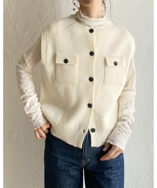 She's Closet(シーズクローゼット)の「長袖 プチハイネック シアージャガードトップス(Tシャツ/カットソー・レディース・ブラウン/ブラック/バーガンディー/アイボリー・FREE)」の19枚目の写真