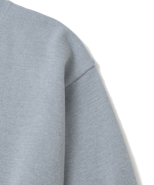 KNITTED(ニッティド)の「ベーシックエッセンシャルクロップラウンドニット メランジェグレー(ニット/セーター・メンズ・その他・X-LARGE/MEDIUM/LARGE)」の5枚目の写真