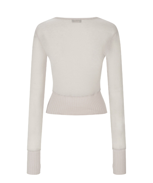 PLEASENOFOLLOW(プリーズノーフォロー)の「Ollie Hooked Cardigan (Pale Pink)(カーディガン/ボレロ・レディース・その他・FREE)」の3枚目の写真