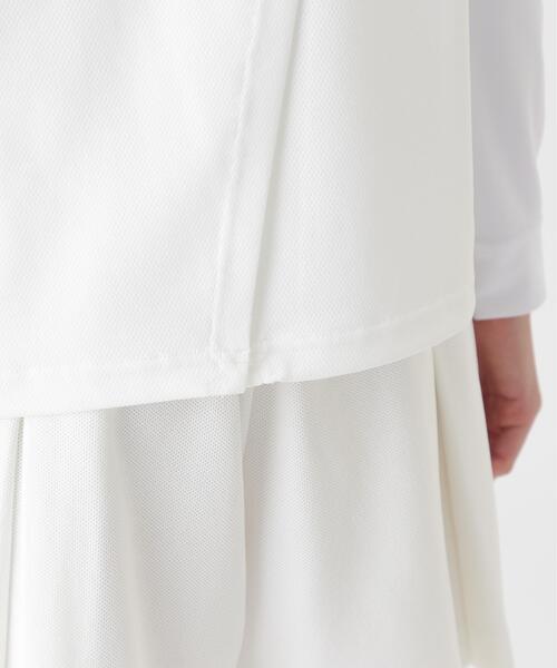 PEARLY GATES（パーリーゲイツ）の「メッシュアンドメッシュVネックベスト (WOMENS)（ベスト・レディース・ネイビー/ホワイト・LARGE/SMALL/MEDIUM）」の12枚目の写真