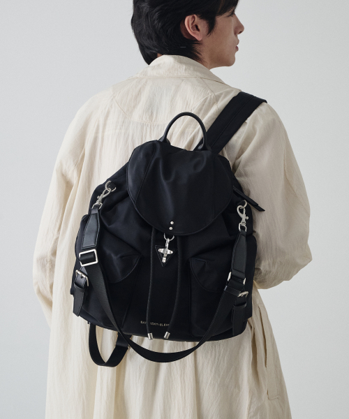 SATURDAY ELEVEN(サタデーイレブン)の「NO.2 セチェニ バックパック_ブラック(バックパック/リュック・レディース・その他・FREE)」の1枚目の写真