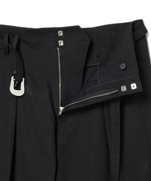 Beyond Closet（-）の「[COLLECTION LINE] ベルトディテール コットン ワイドパンツ ブラック（その他パンツ・メンズ・その他・MEDIUM/LARGE）」の6枚目の写真