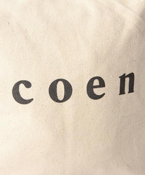 coen（コーエン）の「coen2Wayロゴトートバッグ（トートバッグ・レディース・ナチュラル・フリー）」の6枚目の写真