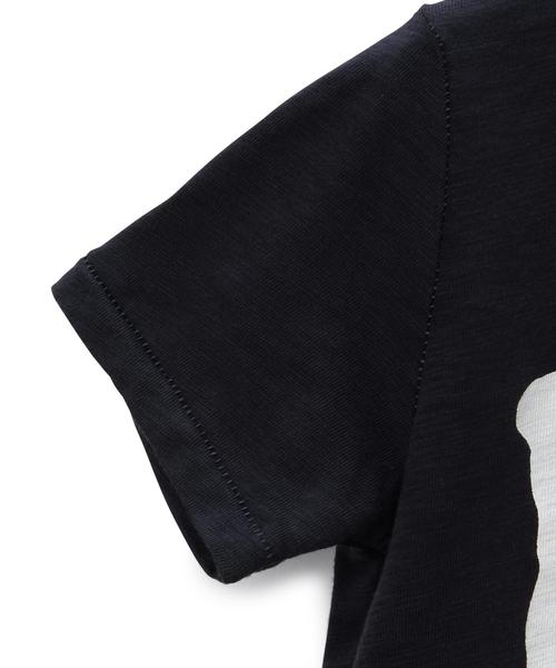 Lee(リー)の「WEB限定【LEE(リー)】ロゴ プリント Tシャツ(Tシャツ/カットソー・キッズ・ネイビー/ホワイト・100cm/110cm/120cm)」の5枚目の写真