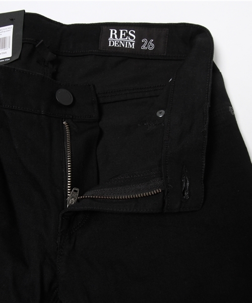 RES DENIM（レスデニム）の「RES DENIM/レスデニム Trashqueen Skinny スキニーデニム ブラックデニム ストレッチ（デニムパンツ・レディース・ブラック・26inch/25inch）」の3枚目の写真