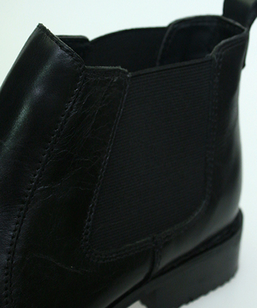 ASZAKKA（アザッカ）の「フラットレザーゴアブーツ（ブーツ・レディース・ブラック/ブラウン/キャメル・L/M）」の11枚目の写真