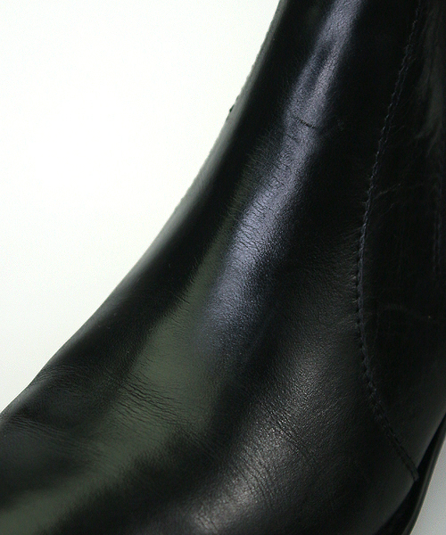 ASZAKKA（アザッカ）の「フラットレザーゴアブーツ（ブーツ・レディース・ブラック/ブラウン/キャメル・L/M）」の12枚目の写真