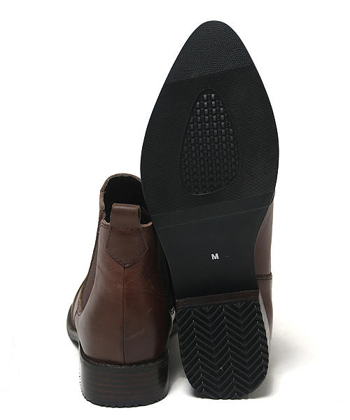 ASZAKKA（アザッカ）の「フラットレザーゴアブーツ（ブーツ・レディース・ブラック/ブラウン/キャメル・L/M）」の16枚目の写真