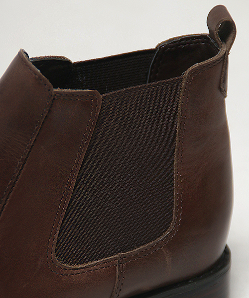 ASZAKKA（アザッカ）の「フラットレザーゴアブーツ（ブーツ・レディース・ブラック/ブラウン/キャメル・L/M）」の8枚目の写真