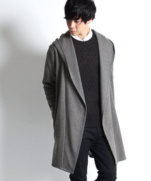 MONO-MART | 裏毛 スウェット ロング丈 コーディガン (カーディガン/ボレロ)
