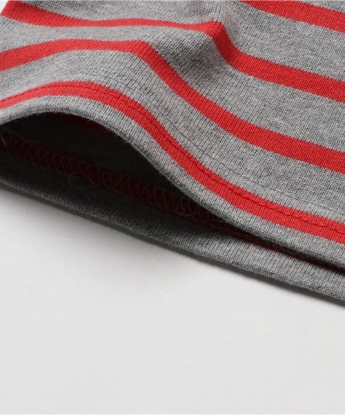 GLOBAL WORK（グローバルワーク）の「【キッズ】ニットキリカエTシャツ長袖/738624（Tシャツ/カットソー・キッズ・ネイビー/グレー/ブルー/レッド・SMALL/MEDIUM/X-LARGE/LARGE/XX-LARGE）」の8枚目の写真