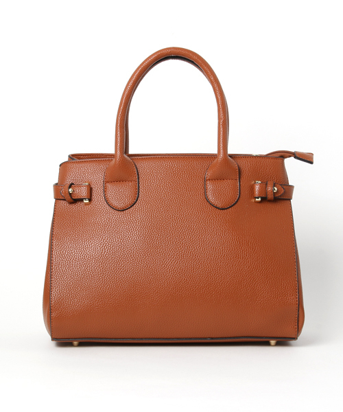 PLAIN CLOTHING（プレーンクロージング）の「スクエアハンドバッグ【PLAIN CLOTHING】（ショルダーバッグ・レディース・カーキ/ブラック/ベージュ/ネイビー/レッド/キャメル/グレー・FREE）」の18枚目の写真