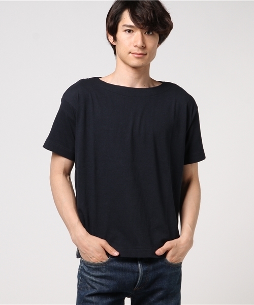 Snow Peak(スノーピーク)の「オーガニックワイドティーシャツ(Tシャツ/カットソー・メンズ・オフホワイト/グレー/ネイビー・X-LARGE/SMALL/LARGE/MEDIUM)」の3枚目の写真