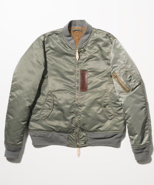 SEVESKIG（セヴシグ）の「【SEVESKIG】NYLON L-2B REVERSIBLE JACKET（ミリタリージャケット・メンズ・カーキ/ブラック・MEDIUM/SMALL/LARGE/X-LARGE）」の7枚目の写真