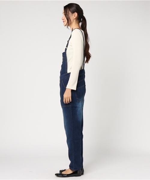 Fashion Letter（ファッションレター）の「ゆるサロペットデニムパンツ（サロペット/オーバーオール・レディース・ネイビー/ブルー・LL/3L/4L/M/L）」の12枚目の写真