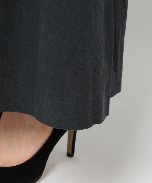 LBC（エルビーシー）の「レーヨン麻ワイドパンツ   （その他パンツ・レディース・ダークグリーン/ネイビー/スカイブルー・LARGE/MEDIUM）」の10枚目の写真