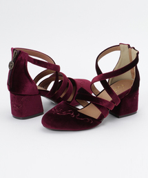 axes femme | 刺繍入りギリー風パンプス(パンプス)