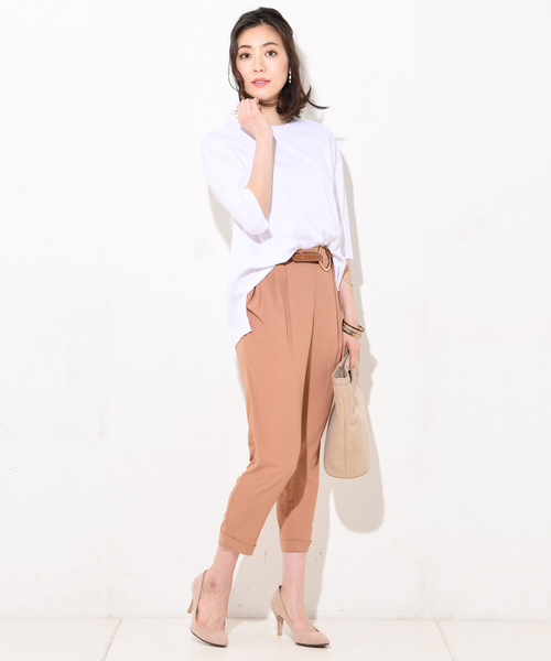 RIVE DROITE（リヴドロワ）の「【通勤服】ジョーゼットジョッパーパンツ（その他パンツ・レディース・ブラック/ネイビー/キャメル・38/36）」の3枚目の写真