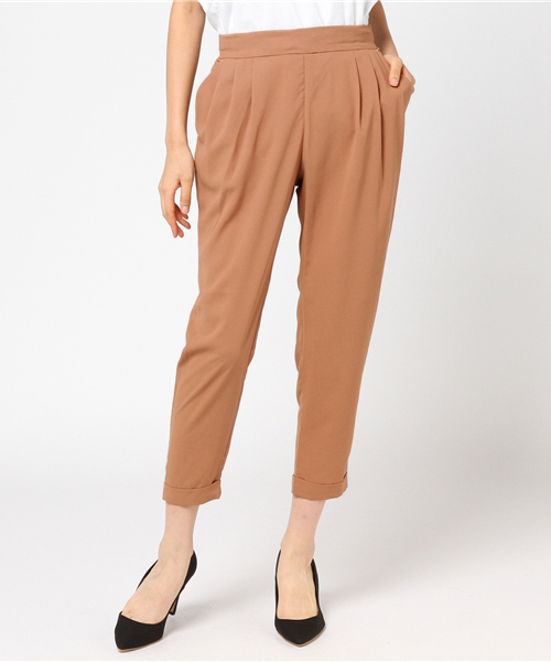 RIVE DROITE（リヴドロワ）の「【通勤服】ジョーゼットジョッパーパンツ（その他パンツ・レディース・ブラック/ネイビー/キャメル・38/36）」の4枚目の写真