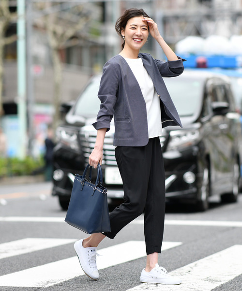 RIVE DROITE（リヴドロワ）の「【通勤服】ジョーゼットジョッパーパンツ（その他パンツ・レディース・ブラック/ネイビー/キャメル・38/36）」の7枚目の写真