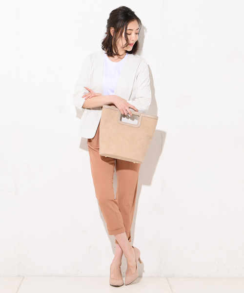 RIVE DROITE（リヴドロワ）の「【通勤服】ジョーゼットジョッパーパンツ（その他パンツ・レディース・ブラック/ネイビー/キャメル・38/36）」の9枚目の写真