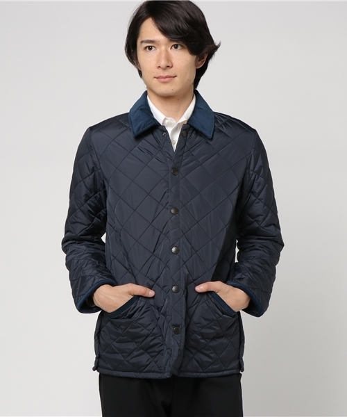 HELIOPOLE(エリオポール)の「Barbour NEW LIDDESDALE キルティングジャケット(ブルゾン・メンズ・ブラック/ネイビー・36/38)」の2枚目の写真