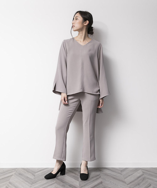 Emma Taylor（エマテイラー）の「マニッシュセットアップ（セットアップ・レディース・ブラック/グレイッシュベージュ・36/38）」の16枚目の写真