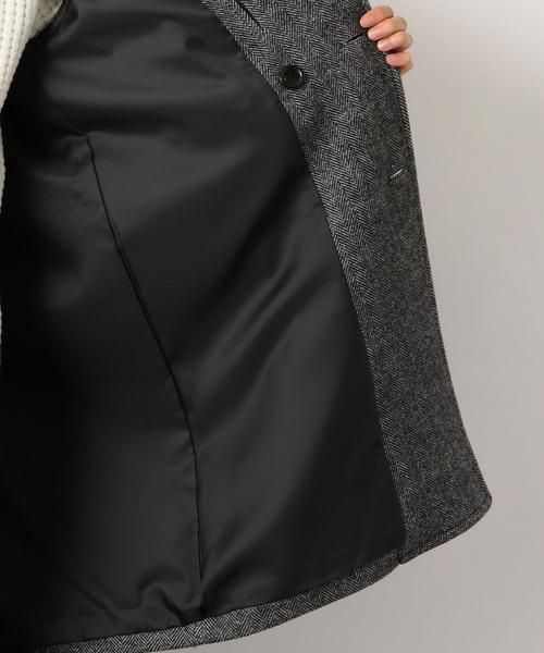 green label relaxing（グリーンレーベルリラクシング）の「CMダブルフェイス ダブルチェスター コート ◆（チェスターコート・メンズ・グレー/ブラウン/ネイビー・LARGE/MEDIUM/SMALL）」の15枚目の写真