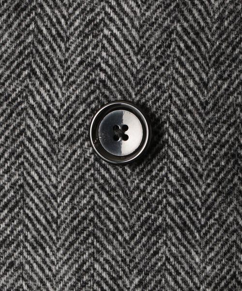 green label relaxing（グリーンレーベルリラクシング）の「CMダブルフェイス ダブルチェスター コート ◆（チェスターコート・メンズ・グレー/ブラウン/ネイビー・LARGE/MEDIUM/SMALL）」の16枚目の写真