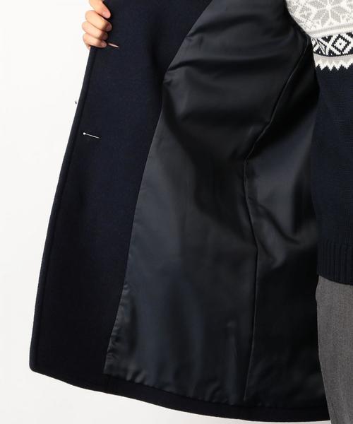 green label relaxing（グリーンレーベルリラクシング）の「CMダブルフェイス ダブルチェスター コート ◆（チェスターコート・メンズ・グレー/ブラウン/ネイビー・LARGE/MEDIUM/SMALL）」の8枚目の写真